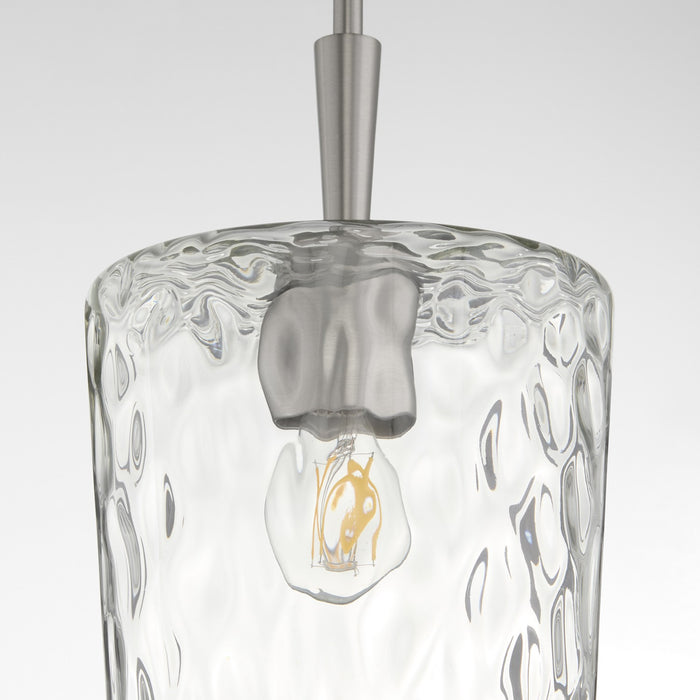 Myhouse Lighting Quorum - 3204-65 - One Light Pendant - Goodwin - Satin Nickel