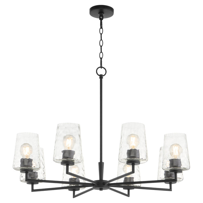 Myhouse Lighting Quorum - 6204-8-59 - Eight Light Chandelier - Goodwin - Matte Black