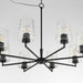 Myhouse Lighting Quorum - 6204-8-59 - Eight Light Chandelier - Goodwin - Matte Black