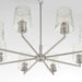 Myhouse Lighting Quorum - 6204-8-65 - Eight Light Chandelier - Goodwin - Satin Nickel