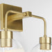 Myhouse Lighting Quorum - 532-2-180 - Two Light Vanity - Lacy - Aged Brass