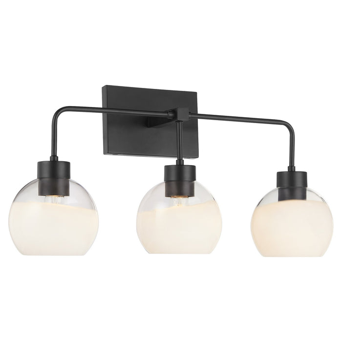 Myhouse Lighting Quorum - 532-3-159 - Three Light Vanity - Lacy - Matte Black