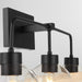 Myhouse Lighting Quorum - 532-3-159 - Three Light Vanity - Lacy - Matte Black