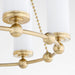 Myhouse Lighting Quorum - 667-6-80 - Six Light Chandelier - Lee Boulevard - Aged Brass