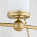 Myhouse Lighting Quorum - 667-8-80 - Eight Light Chandelier - Lee Boulevard - Aged Brass