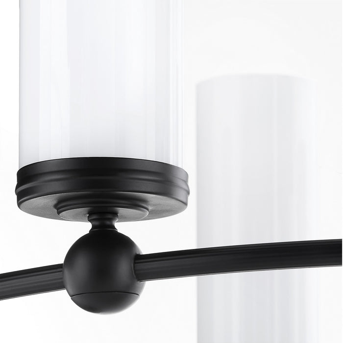 Myhouse Lighting Quorum - 667-8-59 - Eight Light Chandelier - Lee Boulevard - Matte Black