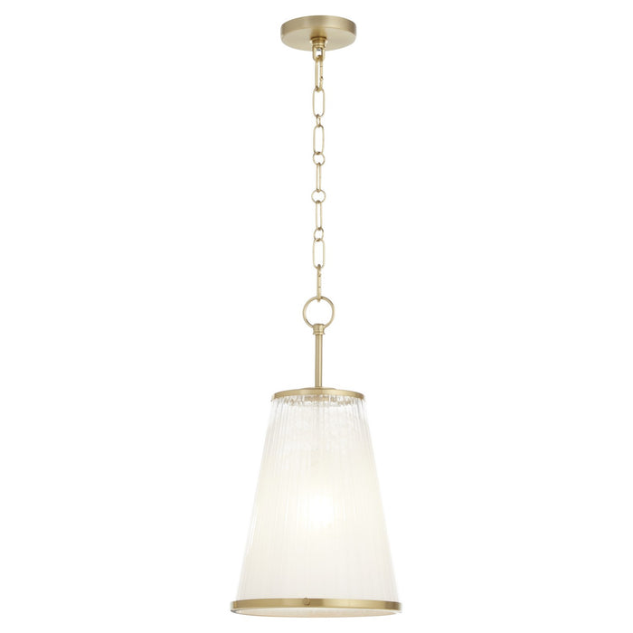 Myhouse Lighting Quorum - 8238-11-80 - One Light Pendant - Providence - Aged Brass