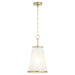 Myhouse Lighting Quorum - 8238-11-80 - One Light Pendant - Providence - Aged Brass