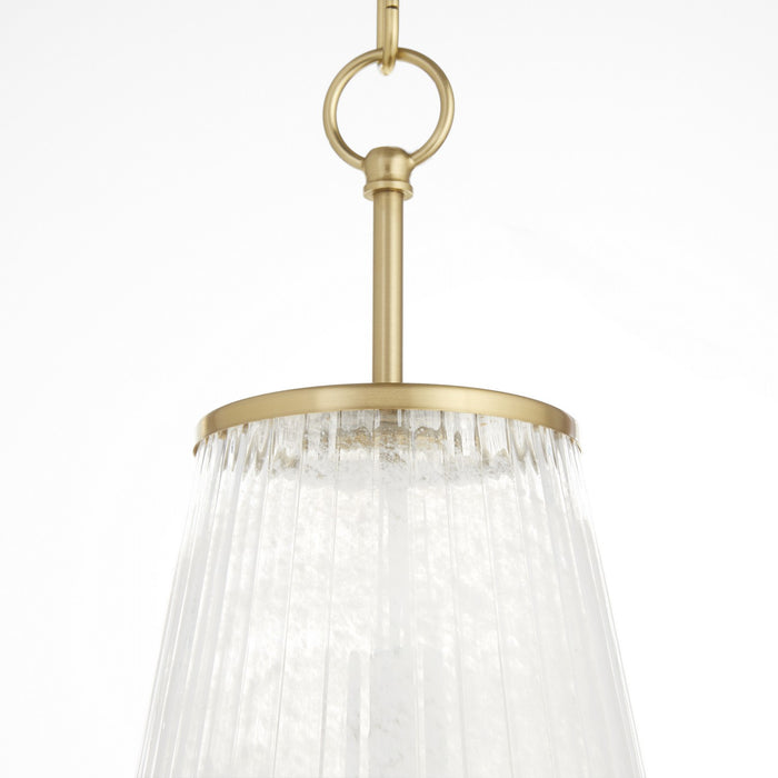 Myhouse Lighting Quorum - 8238-11-80 - One Light Pendant - Providence - Aged Brass