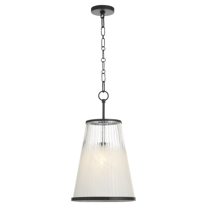 Myhouse Lighting Quorum - 8238-11-59 - One Light Pendant - Providence - Matte Black