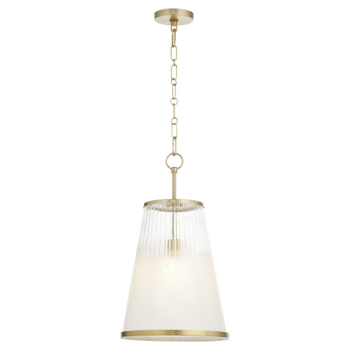 Myhouse Lighting Quorum - 8238-13-80 - One Light Pendant - Providence - Aged Brass