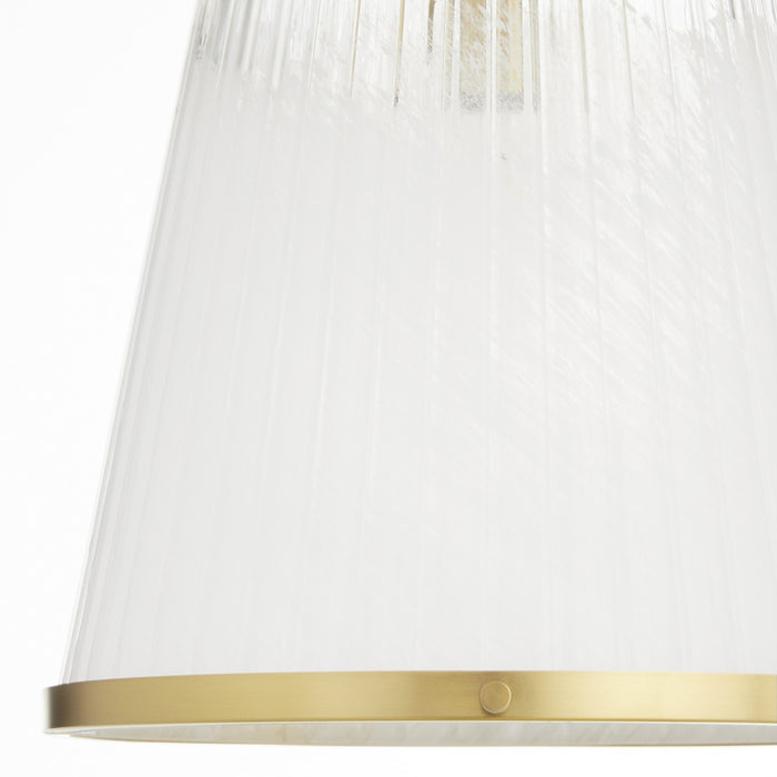 Myhouse Lighting Quorum - 8238-13-80 - One Light Pendant - Providence - Aged Brass