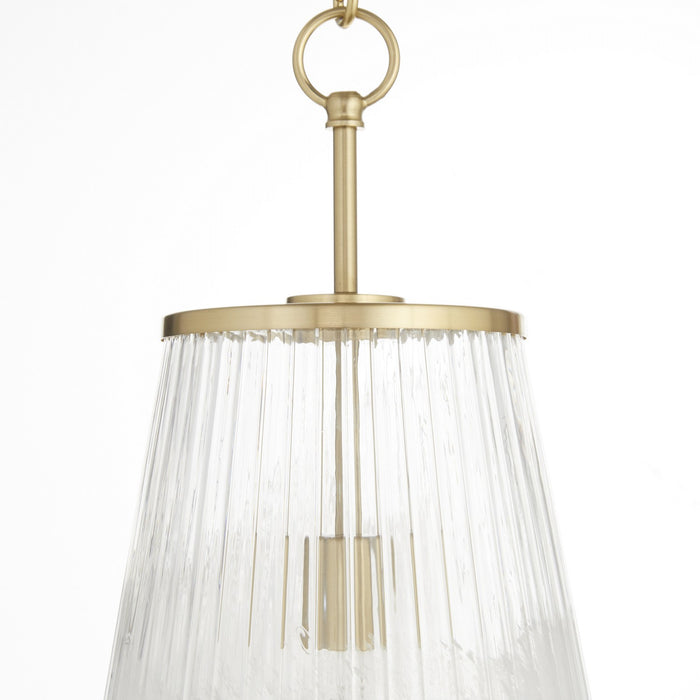 Myhouse Lighting Quorum - 8238-13-80 - One Light Pendant - Providence - Aged Brass