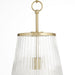 Myhouse Lighting Quorum - 8238-13-80 - One Light Pendant - Providence - Aged Brass