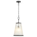 Myhouse Lighting Quorum - 8238-13-59 - One Light Pendant - Providence - Matte Black