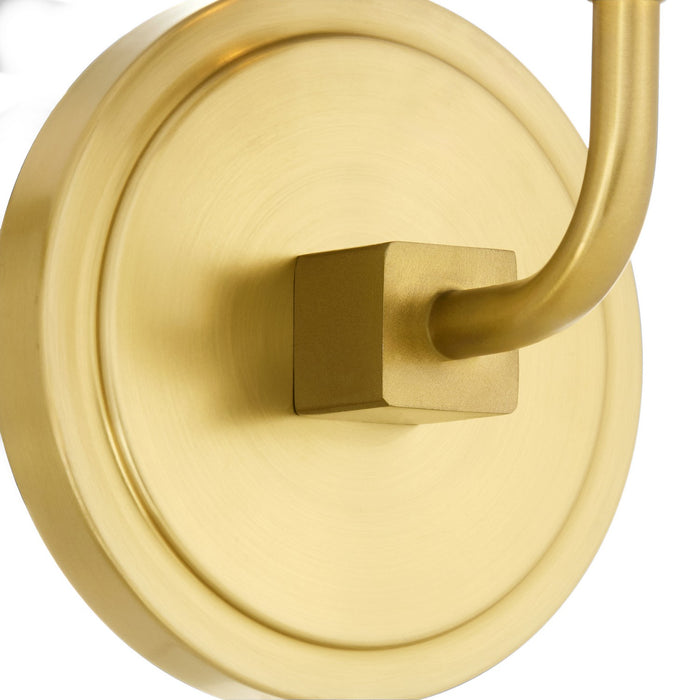 Myhouse Lighting Quorum - 5238-1-80 - One Light Wall Mount - Providence - Aged Brass