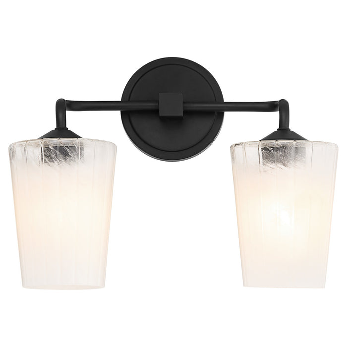 Myhouse Lighting Quorum - 5238-2-59 - Two Light Vanity - Providence - Matte Black