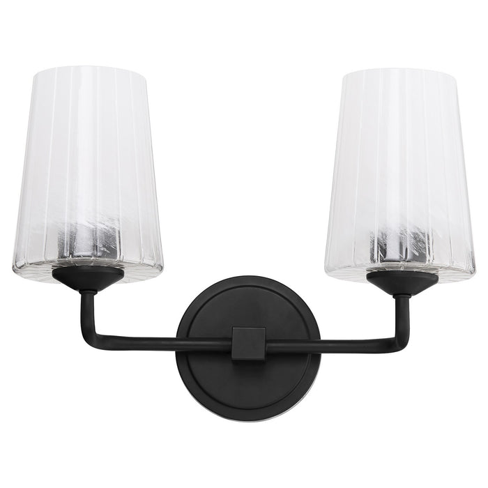 Myhouse Lighting Quorum - 5238-2-59 - Two Light Vanity - Providence - Matte Black