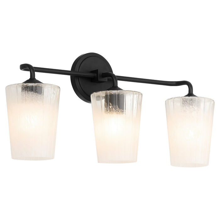 Myhouse Lighting Quorum - 5238-3-59 - Three Light Vanity - Providence - Matte Black