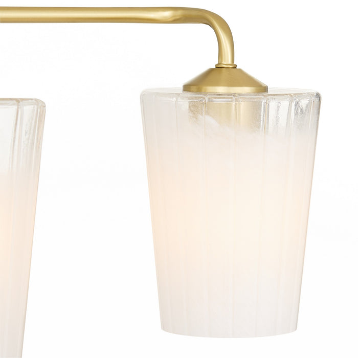 Myhouse Lighting Quorum - 5238-4-80 - Four Light Vanity - Providence - Aged Brass