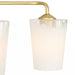 Myhouse Lighting Quorum - 5238-4-80 - Four Light Vanity - Providence - Aged Brass