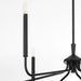 Myhouse Lighting Quorum - 6238-6-59 - Six Light Chandelier - Providence - Matte Black