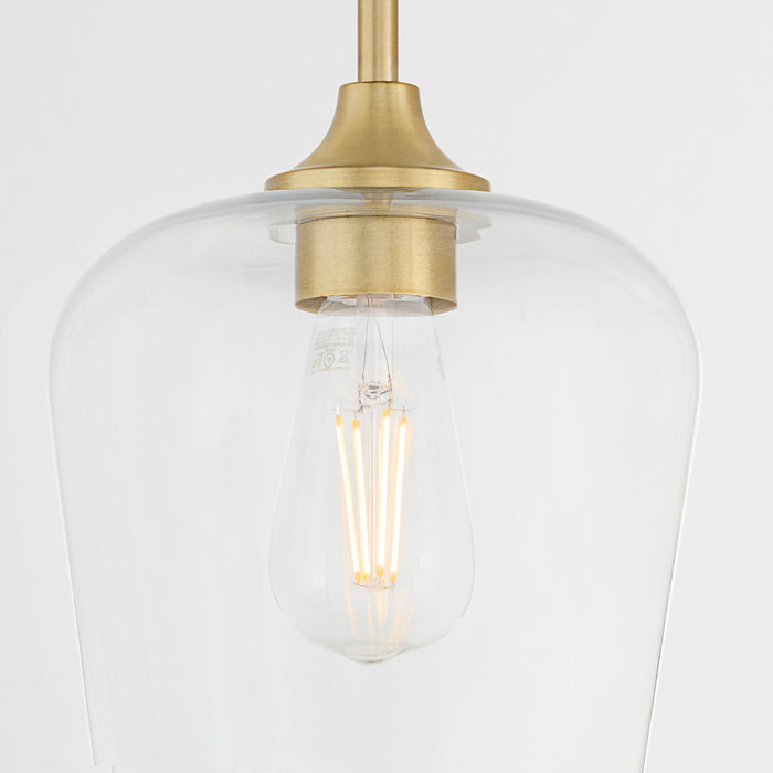 Myhouse Lighting Quorum - 3313-80 - One Light Pendant - Raymond - Aged Brass