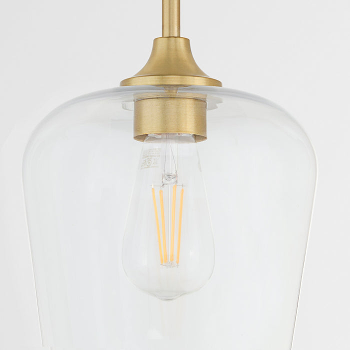 Myhouse Lighting Quorum - 3313-80 - One Light Pendant - Raymond - Aged Brass