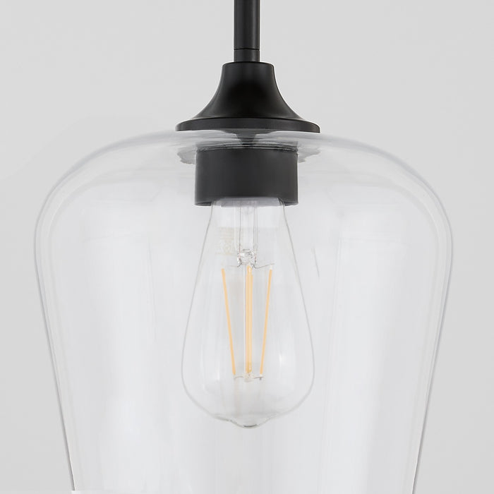 Myhouse Lighting Quorum - 3313-59 - One Light Pendant - Raymond - Matte Black