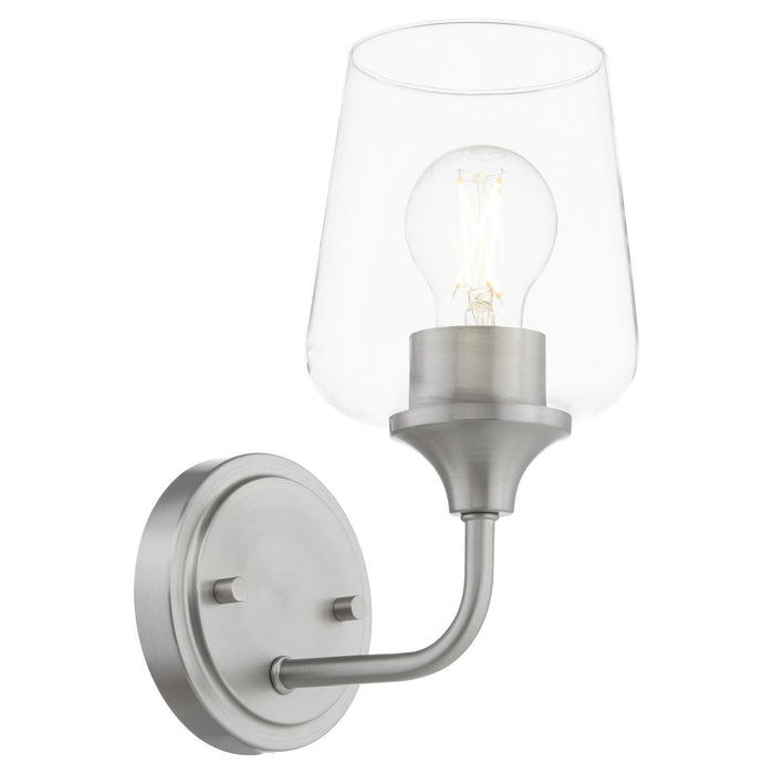 Myhouse Lighting Quorum - 5313-1-65 - One Light Wall Mount - Raymond - Satin Nickel