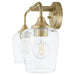 Myhouse Lighting Quorum - 5313-2-80 - Two Light Vanity - Raymond - Aged Brass