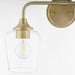 Myhouse Lighting Quorum - 5313-2-80 - Two Light Vanity - Raymond - Aged Brass