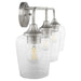 Myhouse Lighting Quorum - 5313-3-65 - Three Light Vanity - Raymond - Satin Nickel