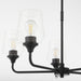 Myhouse Lighting Quorum - 6313-5-59 - Five Light Chandelier - Raymond - Matte Black