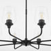 Myhouse Lighting Quorum - 6313-8-59 - Eight Light Chandelier - Raymond - Matte Black