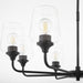 Myhouse Lighting Quorum - 6313-8-59 - Eight Light Chandelier - Raymond - Matte Black