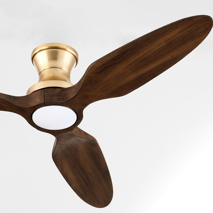 Myhouse Lighting Quorum - 39563-80 - 56" Ceiling Fan - Veleta - Aged Brass