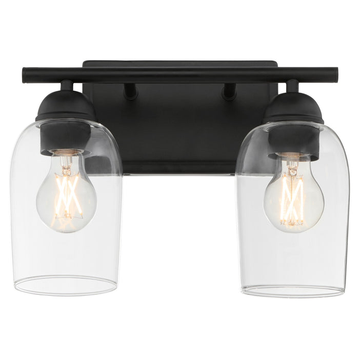 Myhouse Lighting Quorum - 5112-2-59 - Two Light Vanity - Wallinger - Matte Black