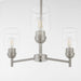 Myhouse Lighting Quorum - 6112-3-65 - Three Light Chandelier - Wallinger - Satin Nickel