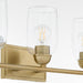 Myhouse Lighting Quorum - 5112-3-80 - Three Light Vanity - Wallinger - Aged Brass