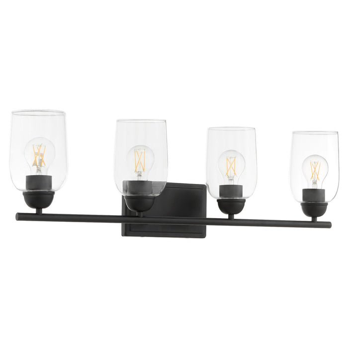 Myhouse Lighting Quorum - 5112-4-59 - Four Light Vanity - Wallinger - Matte Black