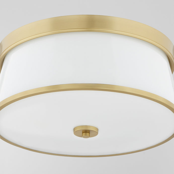 Myhouse Lighting Quorum - 3203-16-80 - Three Light Ceiling Mount - Weir - Aged Brass