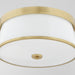 Myhouse Lighting Quorum - 3203-16-80 - Three Light Ceiling Mount - Weir - Aged Brass