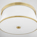 Myhouse Lighting Quorum - 3203-20-80 - Four Light Ceiling Mount - Weir - Aged Brass