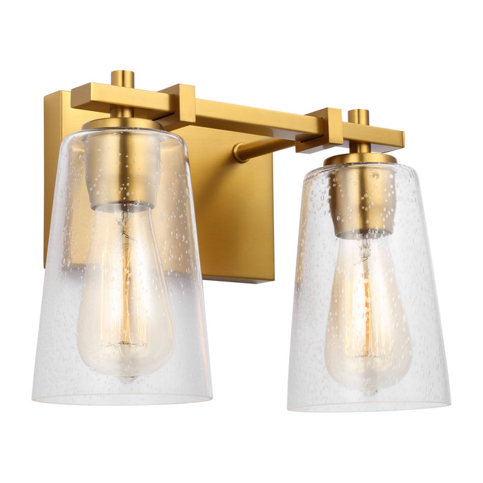 Myhouse Lighting Visual Comfort Studio - VS24302BBS - Two Light Vanity - Mercer - Burnished Brass