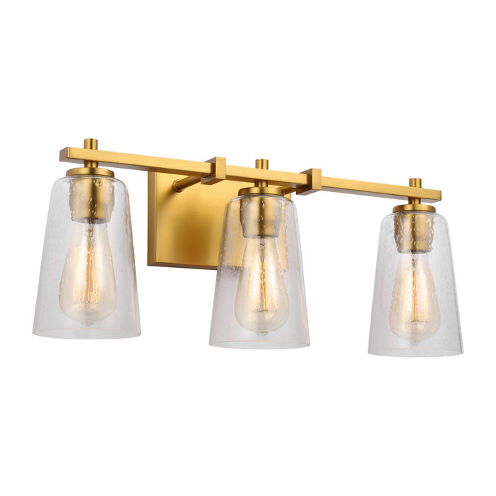 Myhouse Lighting Visual Comfort Studio - VS24303BBS - Three Light Vanity - Mercer - Burnished Brass