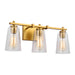 Myhouse Lighting Visual Comfort Studio - VS24303BBS - Three Light Vanity - Mercer - Burnished Brass