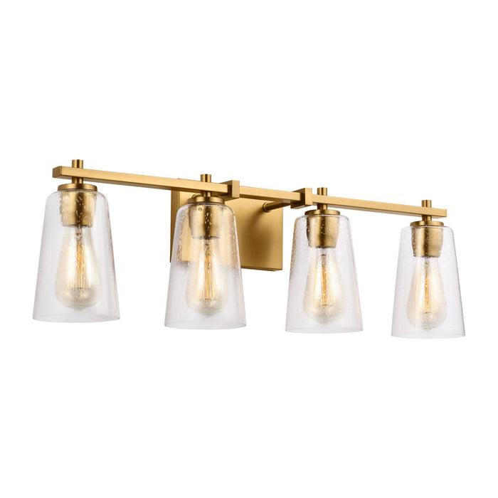 Myhouse Lighting Visual Comfort Studio - VS24304BBS - Four Light Vanity - Mercer - Burnished Brass