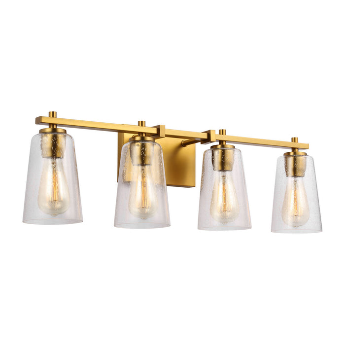 Myhouse Lighting Visual Comfort Studio - VS24304BBS - Four Light Vanity - Mercer - Burnished Brass