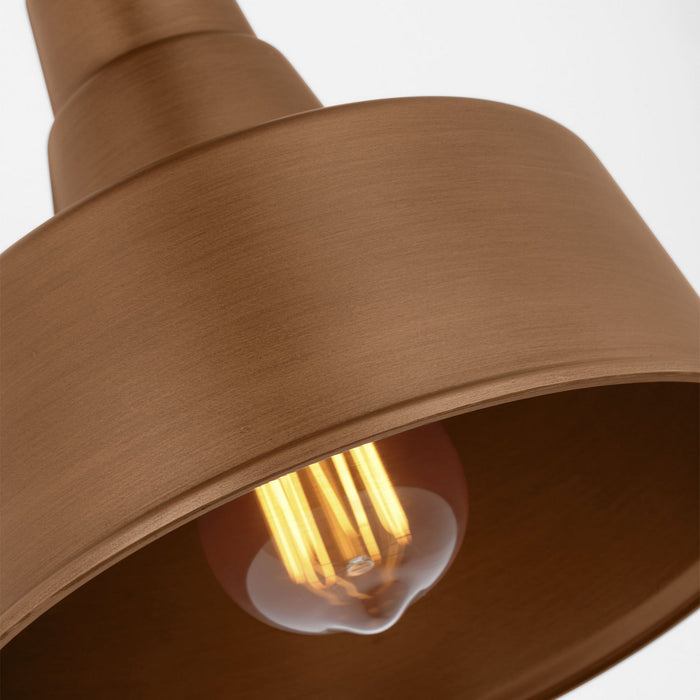 Myhouse Lighting Visual Comfort Studio - SLO1181EN3/NCP - One Light Wall Lantern - Barn Light - Natural Copper